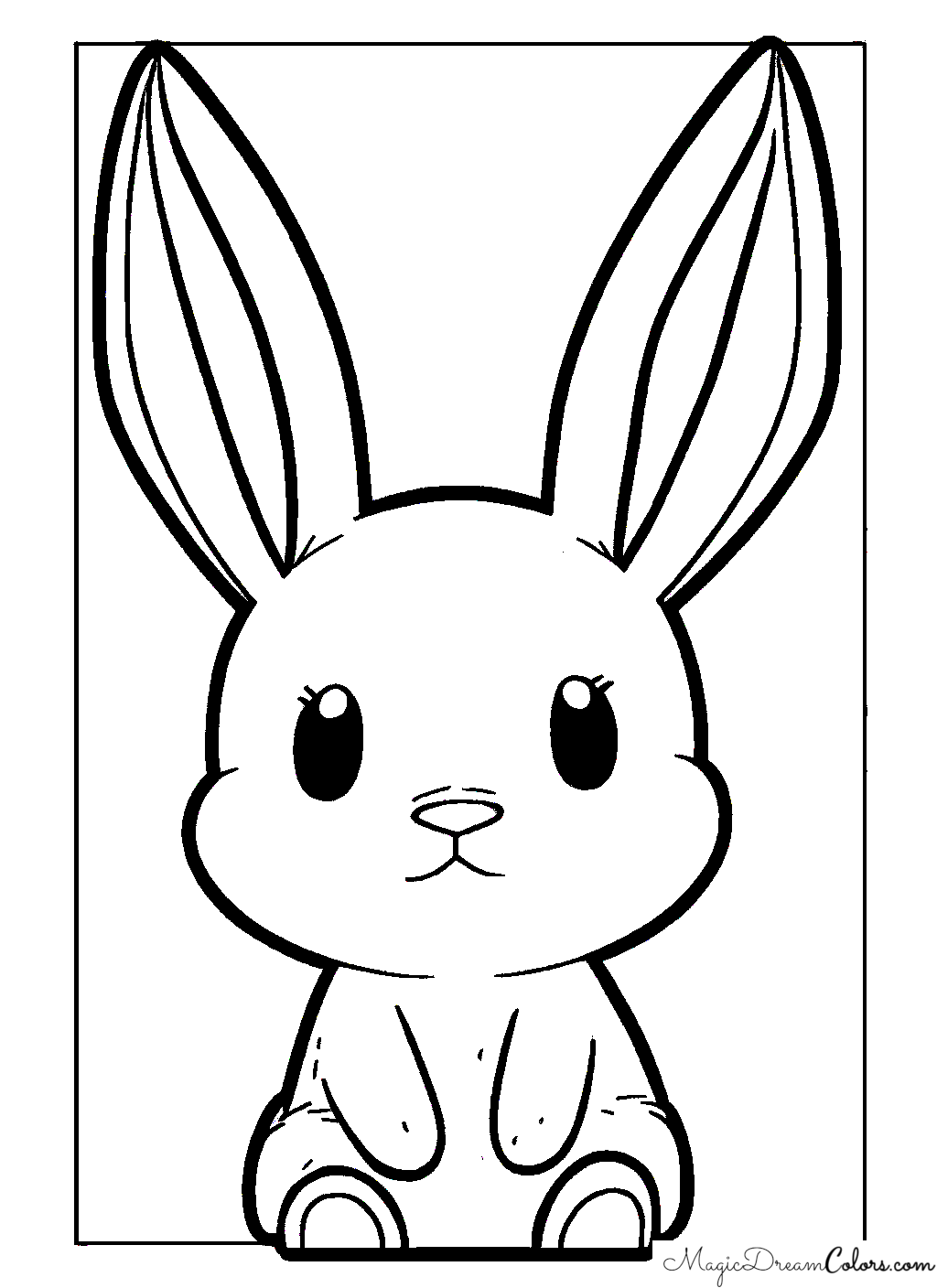 Hase malvorlage gratis | | MagicDreamColors